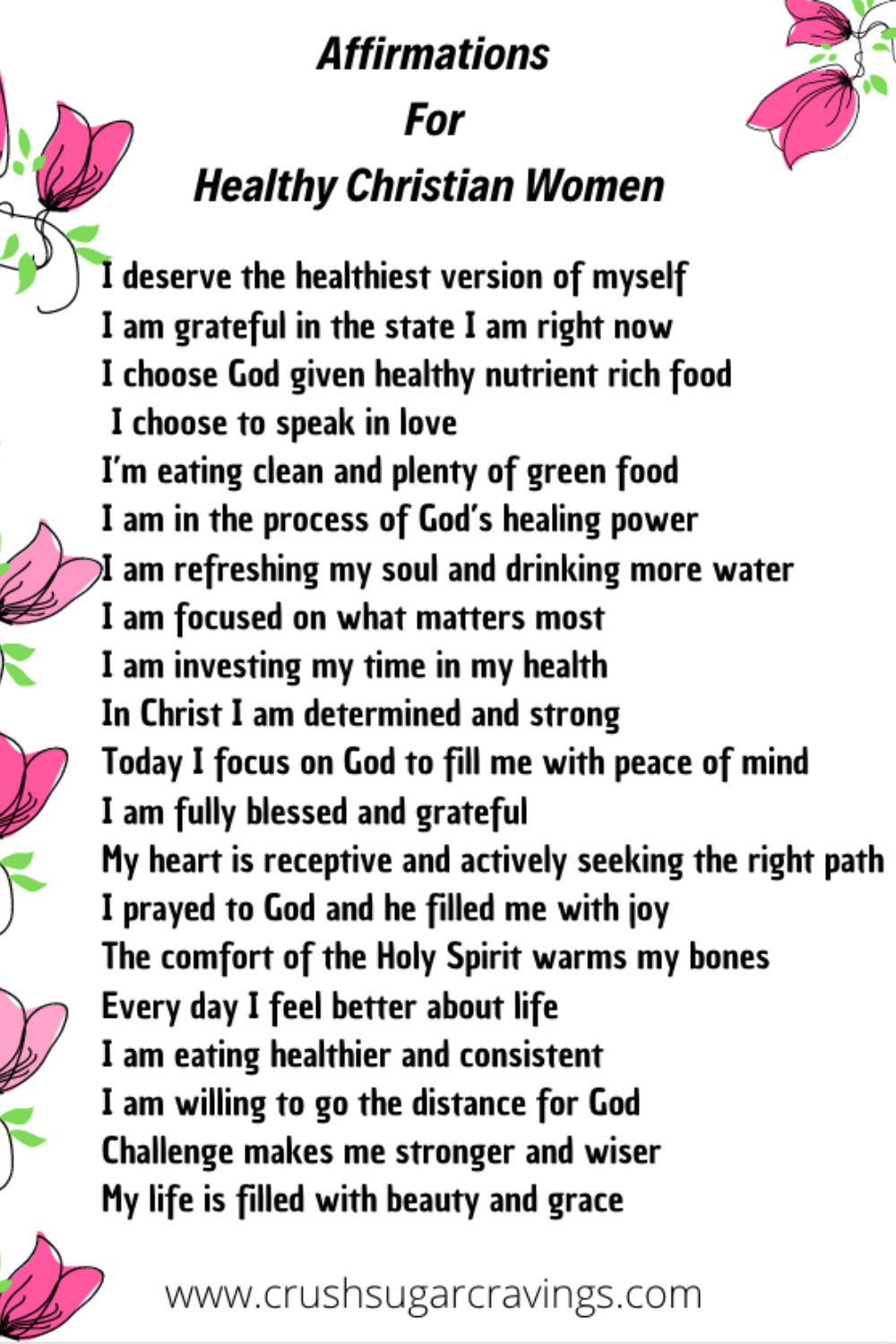 christian affirmations for weight loss | inspirational quotes 