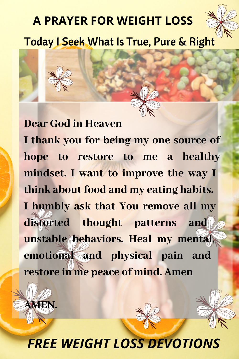 prayer for weight loss | prayer to control eating
