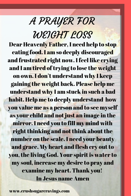 prayer for weight loss | weight loss prayers