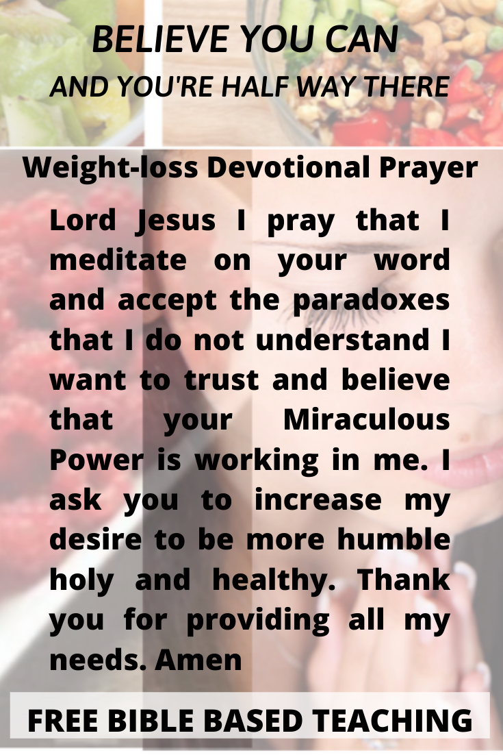 christian weight loss devotional